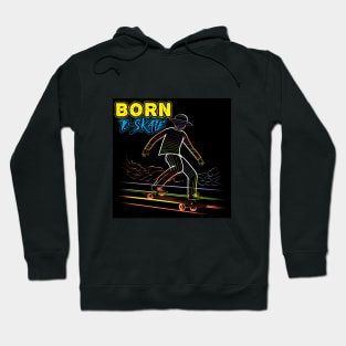 Skateboard Art Design Hoodie